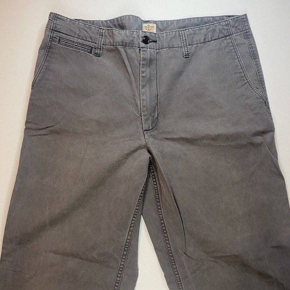 Men's Dockers Chino Pants Gray Classic Size 36 x 30 Cotton - Picture 5 of 9